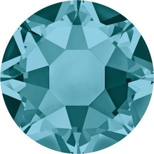 Hotflix Strassstein in der Farbe Blue Zircon, Grösse SS16 – 4 mm, hotfix, gute, günstige Qualität für Kür, Tanz, DIY.