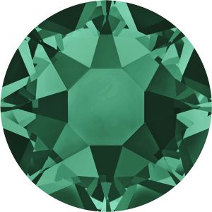Hotflix Strassstein in der Farbe Emerald, Grösse SS30 – 7 mm, hotfix, gute, günstige Qualität für Kür, Tanz, DIY.