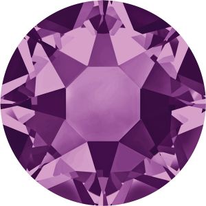 Hotflix Strassstein in der Farbe Lotus Purple, Grösse SS6 – 2 mm, hotfix, gute, günstige Qualität für Kür, Tanz, DIY.