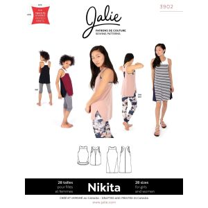 Jalie Schnittmuster 'Nikita' für Tanktop und Sommerkleid