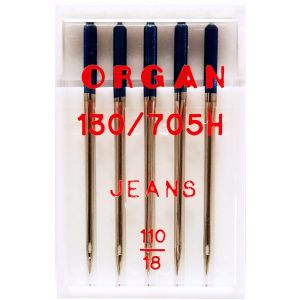 Jeans Nadeln der Stärke 110 von Organ fürs System 130/705H