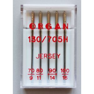 Jersey Nadeln Mischpackung mit Stärken 70 bis 100 von Organ fürs System 130/705H