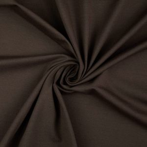 Jersey Stoff dunkelbraun (col. 5007)