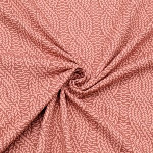 Jersey Stoff mit Grobstrick Muster
