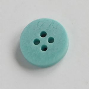 Restmenge 3 Stk. Knöpfe in Aquamarine - 15mm
