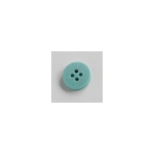 Restmenge 3 Stk. Knöpfe in Aquamarine - 15mm