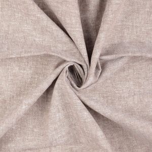 Leinen-Baumwolle Stoff in beige-melange