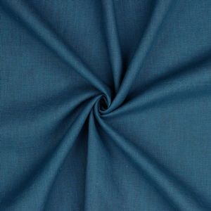 Leinen Stoff in jeansblau (col. 027)