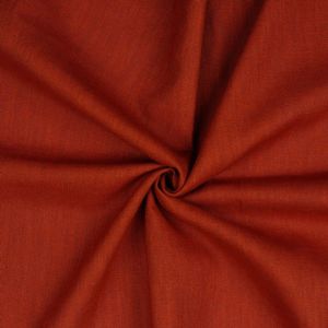 Leinen Stoff in terracotta (col. 041)