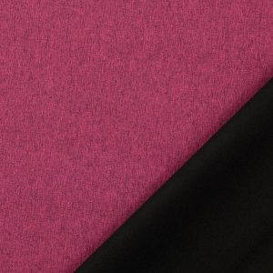 Melange Softshell Stoff in fuchsia (col. 0801)