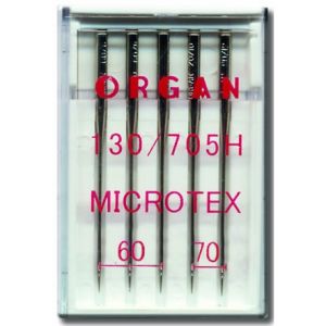 Microtex Nadeln Stärke 60 & 70 Organ für 130/705H Nähmaschinen