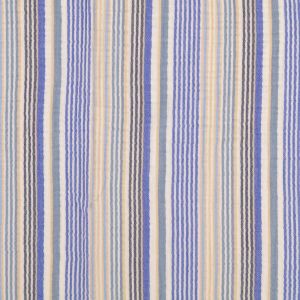 Musselin Stoff in blau und ecru gestreift um Blusen, Hosen & Hemden für Herren, Damen und Kinder für den Sommer zu nähen