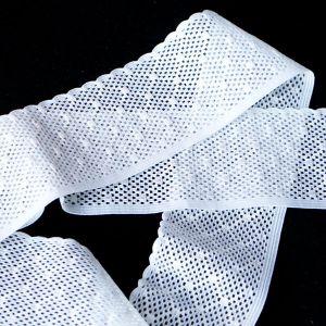Weiches, dünnes Netzgummiband in Budgetpackung - perfekt für Unterwäsche, Kür- und Tanzbekleidung
