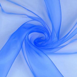 Organza in uni hellblau