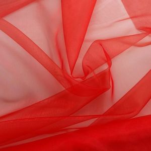 Organza in uni rot