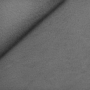 Plüschstoff Meterware in grau (col. 111)