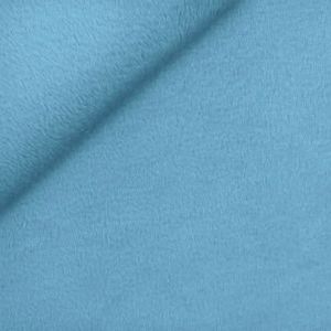 Plüschstoff Meterware in hellblau (col. 150)