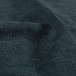 Polsterstoff jeans: Strukturierte Oberfläche mit weichem Chenille-Kurzhaarflor, mattes Finish, ideal als robuster Bezugsstoff für Möbel und Kissen.