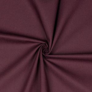 Popeline Stoff aubergine (col. 080)