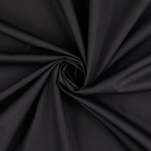 Popeline Stoff schwarz (col. 001)