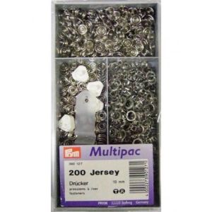 Prym Druckknöpfe 'Jersey' in silber - 10mm - 200 Stk