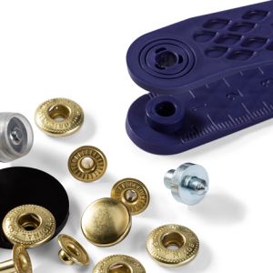 Druckknöpfe 'Anorak', 15mm, in 6 Farben-gold