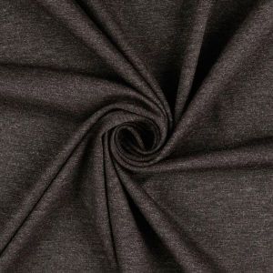Romanit Jersey Stoff in dunkelgrau melange (col. 5002)