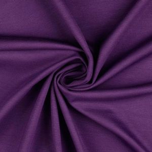 Romanit Jersey Stoff in aubergine (col. 5022)