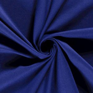 Romanit Jersey Stoff in dunkelblau royal für elegante Bekleidung, Damenkleider.