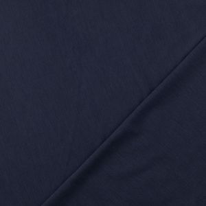 Leichter, bielastischer Romanit Jersey in dunkelblau, perfekt für Sommermode: Kleider, Blusen, Hosen.