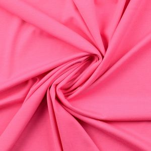 Leichter, bielastischer Romanit Jersey in pink, perfekt für Sommermode: Kleider, Blusen, Hosen.