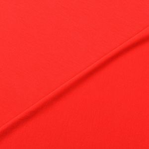 Leichter, bielastischer Romanit Jersey in rot, perfekt für Sommermode: Kleider, Blusen, Hosen.