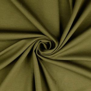 Romanit Jersey Stoff in oliv (col. 8032)
