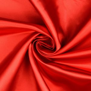 Satin Stoff in rot - hochglanz