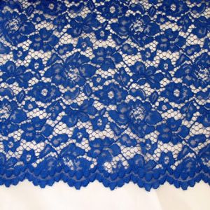 Elastische Spitze in königsblau - 145cm breit