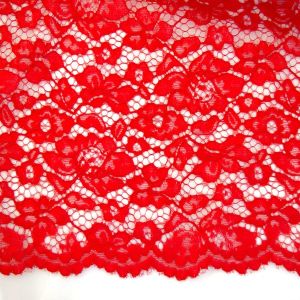 Elastische Spitze in rot 