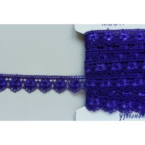Guipure-Spitzenband, dunkelviolett (Col. 52)