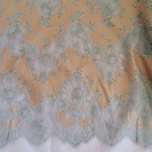 Spitze, nicht elastisch, Aprikose-taupe