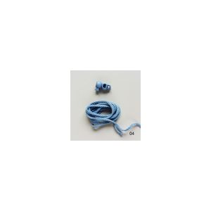 Kordel, 4mm breit in hellblau (col. 04)
