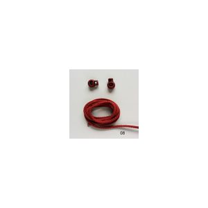Kordel, 4mm breit in rotbraun (col. 08)