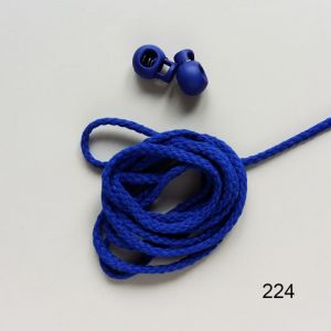 Kordel, 4mm breit in königsblau (col. 224)