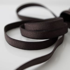 Trägergummi für BHs und Kleider in braun mit 12mm Breite - die Packung enthält 4m BH-Trägergummiband.