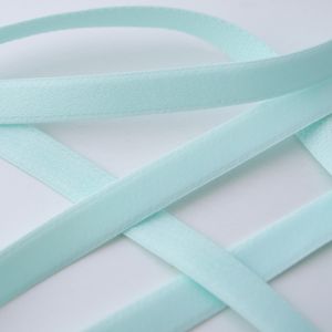 BH-Trägergummi - Trägerband in mint - 12mm breit für BHs und Kleider.