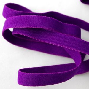 BH-Unterbrustgummi in aubergine - 10mm breit, 5m