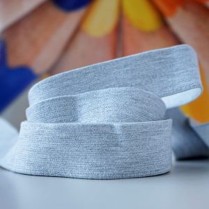 Unterhosengummi in grau melange 3cm breit zum Unterhosen & Sweathosen nähen
