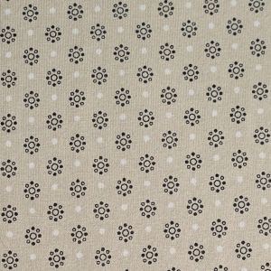 Viskose-Modal Jersey Stoff in taupe mit Blumen
