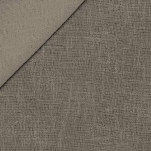 Tagesvorhang Stoff taupe Leinen Optik