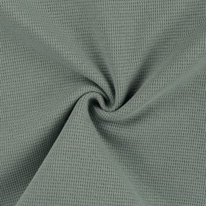 Waffeljersey Stoff in dusty mint (col. 023)