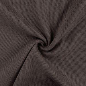 Waffeljersey Stoff in taupe (col. 055)