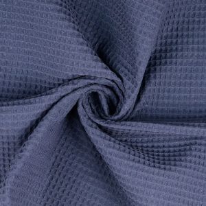 Waffelpiqué Stoff in denim (col. 5028)